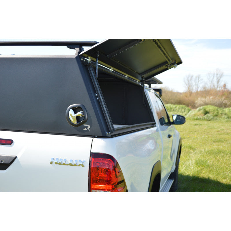 Hardtop ROCKALU Toyota Hilux 2005-2015 (Vigo) + extra cab aluminium schwarz